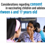 Does the UK use implied consent for vaccinations in schools?